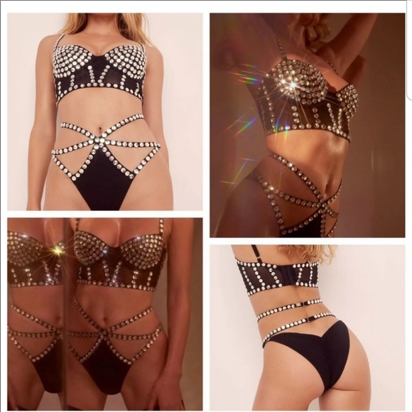 For Love and Lemons Jackpot Longline Bra🖤 - Picture 8 of 16